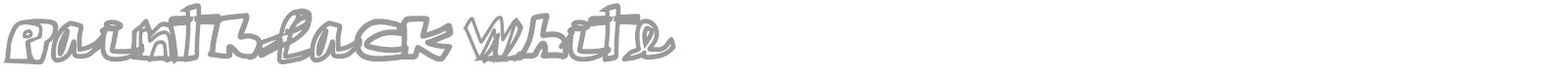 Paint Black font preview